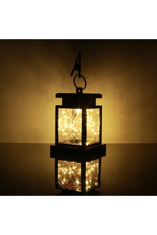 Kangvka Güneş Enerjili Duvar Lambası - Vintage Stilde Aydınlatma Ve Dekorasyon, Otomatik Işık Sensörlü, Dış Mekan Uygun, Yıldız Desenli Işıma Sıcak Beyaz