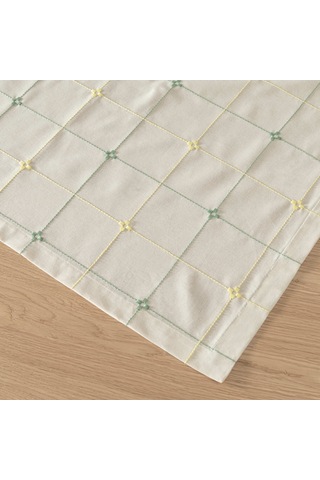 Linens Square 150x300 Cm Masa Örtüsü Ekru-renkli Çok Renkli
