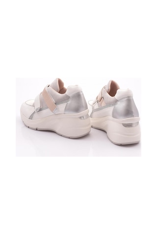 Dgn 62169 Kadin Cirtli Spor Ayakkabi 62169-2027-R0206 Beyaz - Bej