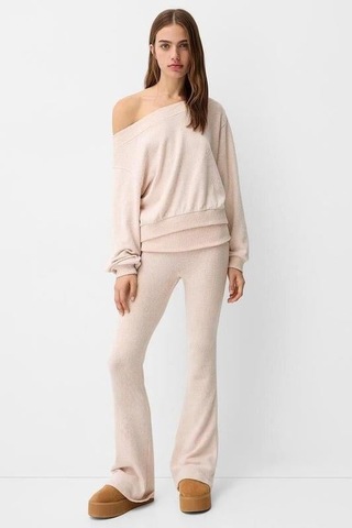 Seeh Bej Bluz Pantolon İkili Takım Sh314 Standart