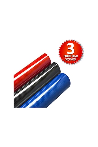 5D Karbon Fiber Folyo Ultra Parlak Hava Kanallı 3 Farklı Renk