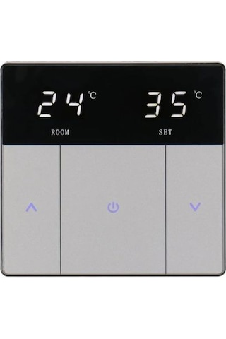 Wengart Wg-s808 Led Ekranlı, Dokunmatik Tuşlu, Elektrikli Yerden Isıtma Termostatı