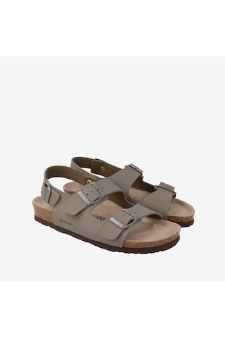 Grey Sandalet Erkek G104353 Genuins Congo Vegan Stone Gri