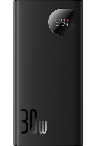 Baseus Adaman 2 Overseas 30 W Dijital Ekranlı Powerbank Siyah