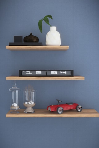 Dekorfim DF05102AC 3'lü Dekoratif Raf Duvar Rafı