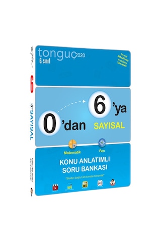 Tonguç 6.Sınıf 0Dan 6Ya Sözel Sayısal Konu Anlatımlı Soru Bankası