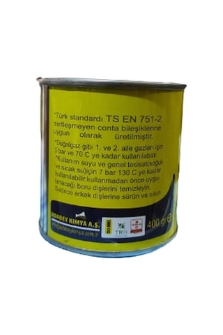 Steel Doğalgaz ve Tesisat Sızdırmazlık Macunu 400 GR