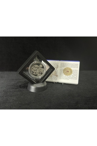 Avrupa Hun İmparatorluğu-türk Devletleri Serisi No:3 Gümüş Hatıra Para Standlı