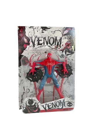 Spiderman Örümcek Adam Venom Seri Işıklı Karakter 17 CM