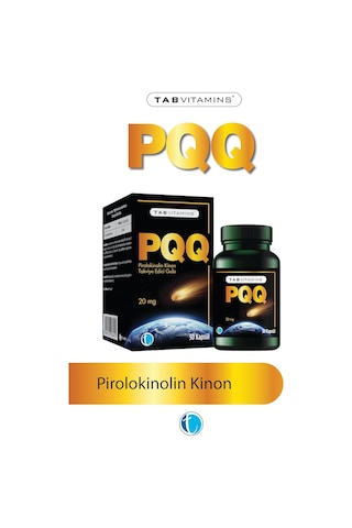 Tabvitamins Pqq Pirolokinolin Kinon 20 Miligram 30 Kapsül