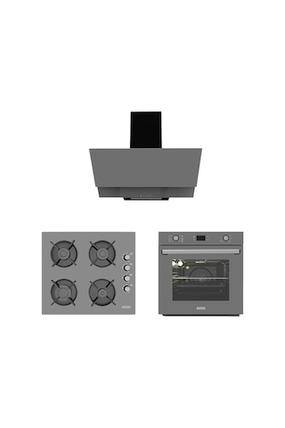 Alveus MFA 627 - GLS 640 - F17 Gri Cam Ankastre Set