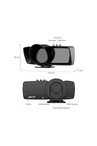 Hud A600 Obd + Gps Gauge