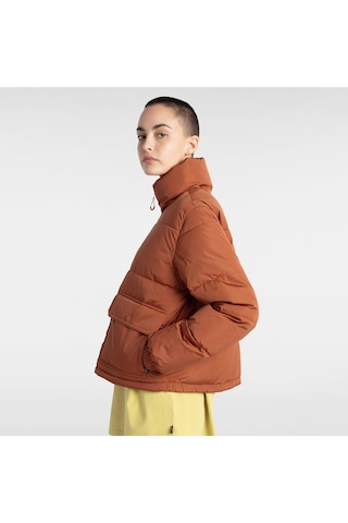 Vans Mte Aubrey Primaloft Puffer Kadın Kahverengi Mont Düz Vn000hjvc9j1
