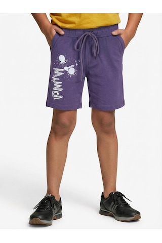 Xo Kids Erkek Çocuk Şort 1-5 Yaş 8277 Mor