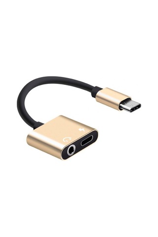 Usb C - Aux Audio Dongle Kablo Kablosu Kararlı Sinyal Ve Dayanıklı Şarj Cihazı Adaptörü Hıfı Kulaklıkları Tanıtımı Kolay Pink