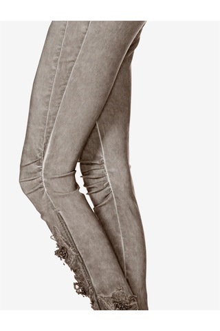 BULALGİY Kadın Taş Skinny Dantel Pantolon - BGA653069