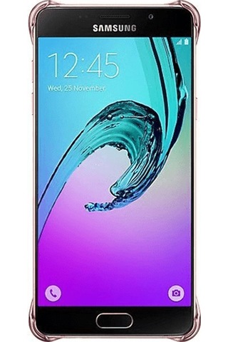 Galaxy A5 2016 A510f İle Uyumlu Clear Back Cover Kılıf Rose Gold Ef-qa510czegww