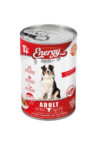 Energy Sığır Etli Yetişkin Köpek Maması 10 x 415 G