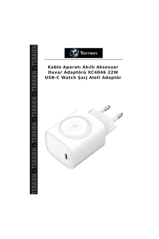 Kablo Aparatı Akıllı Aksesuar Duvar Adaptörü Xc4046 22w Usb-c Watch Şarj Aleti Adaptör