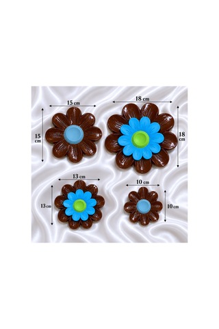 Çiçek Polyester Çiçek 4 Lü Set Kahverengi-bal Kahve Çiçek Polyester Çiçek 4 Lü Set Kahverengi-bal Kahve