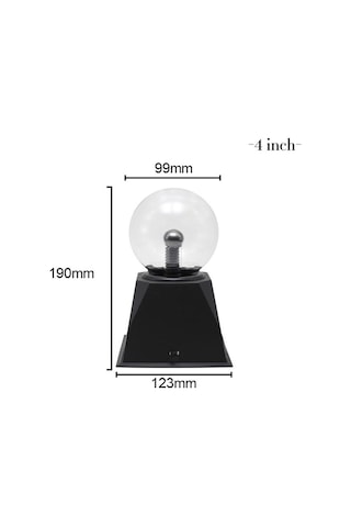 Yenilik Sihirli Kristal Plazma Topu Dokunmatik Lamba 220 V Led Gece Lambası Çocuk Gece Lambası Doğum Günü Noel Çocuk Dekor Hediye Aydınlatma 4in Diğer