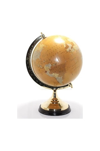 Pirinç Dünya Küre 47 Cm