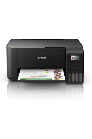 Epson EcoTank L3250 Wi-Fi + Tarayıcı + Fotokopi Renkli Çok Fonksiyonlu Tanklı Mürekkep Püskürtmeli Yazıcı