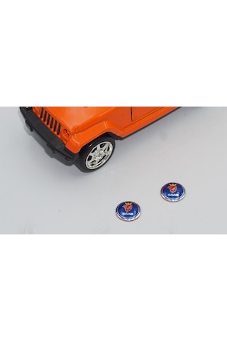 Saab Oto Anahtar 3M Metal Alaşım Logo 2Li Set