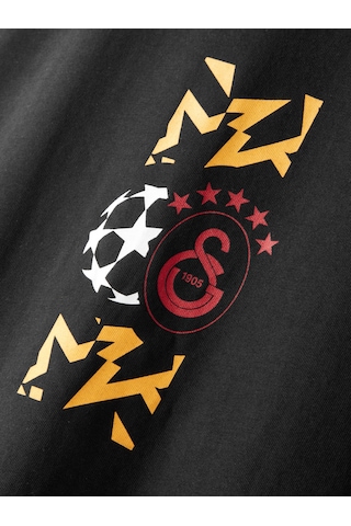Gsstore Galatasaray Ucl Erkek T-shirt E252216 Siyah