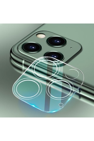 Apple Uyumlu iPhone 12 Pro Full Temperli Kamera Koruyucu Kırılmaz Cam