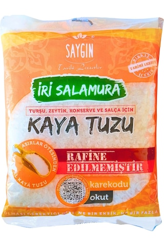 Saygın Salamura Kaya Tuzu 1500 G