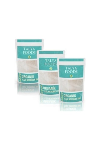 Talya Foods Organik Yeşil Mercimek Unu 500 G