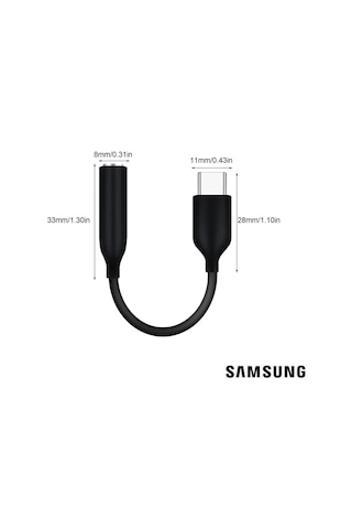 Samsung Uyumlu Uc10 Type-c To 3.5mm Jack Dönüştürücü Adaptör Siyah İthalatçı Garantili