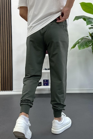 Erkek Regular Fit Dar Paça Lastik Paça Eşofman Altı Yeşil Edw406 Yeşil