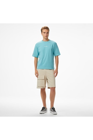 United4 Unıted4 Comfort Erkek Mavi T-shirt Utms25ss Mavi