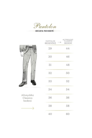 AC&Co / Altınyıldız Classics 360 Derece Her Yöne Esneyen Slim Fit Dar Kesim Diyagonal Desenli Erkek Pantolon Lacivert Çok Renkli
