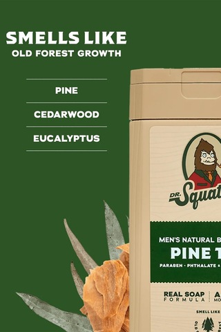 Dr. Squatch Men's Pine Tar Duş Jeli 414ml Çam - Deniz Rezenesi