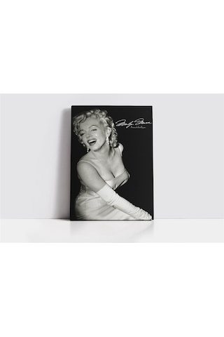 Siyah Beyaz Marilyn Monroe Kanvas Tablo-154322