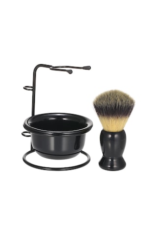 Tıraş Fırçası Standı Ve Kase Seti