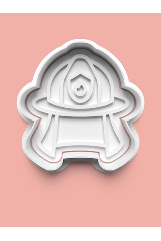 İtfaiye Temalı Kurabiye Kalıbı Ve Şeker Hamuru Kalıbı 4'lü Set Diğer