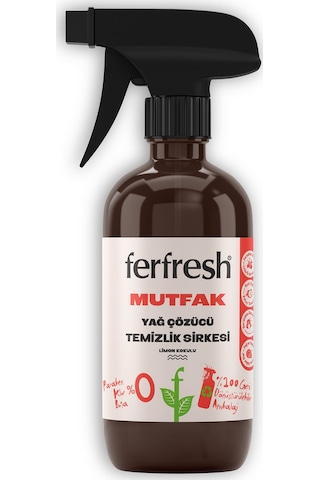 Ferfresh Mutfak Yağ Çözücü Temizlik Sirkesi 450 Ml 3'lü Set