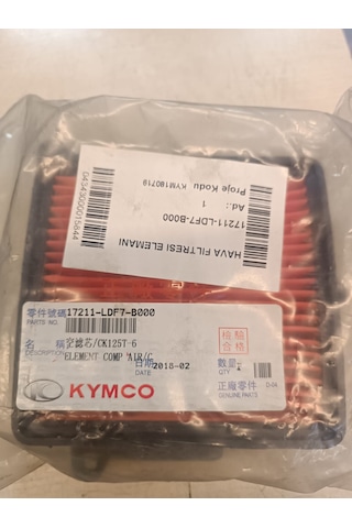 Kymco Agılıty 125 Hava Filitre