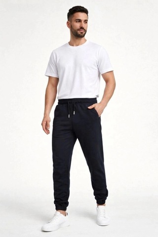 Freedom Store Erkek Jogger Eşofman Altı Cepli, Paça Lastikli , Spor Pantolon - Siyah