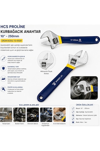 Hcs Kurbağacık Anahtar 250x30 No-10''