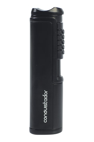 Conquistador Tek Torch Pürmüz Siyah Metal Puro Çakmağı Cnq-036