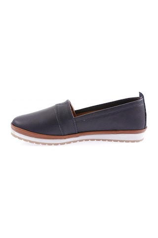 Dgn 805-d-22y Kadin Düz Yan V Toka Comfort Ayakkabi 805-D-2135-R1078 Lacivert