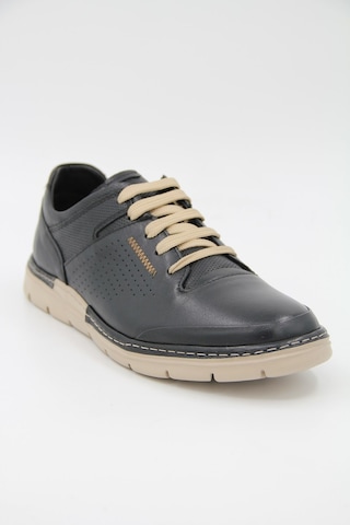 Freefoot 221979 Erkek Casual Ayakkabı - Siyah Deri Siyah