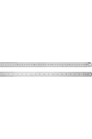 Bigpoint BP360-05 Çelik Cetvel 50 CM Metal