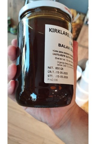 Kırklareli Doğal Meşe Balı 850 Gr Katkısız