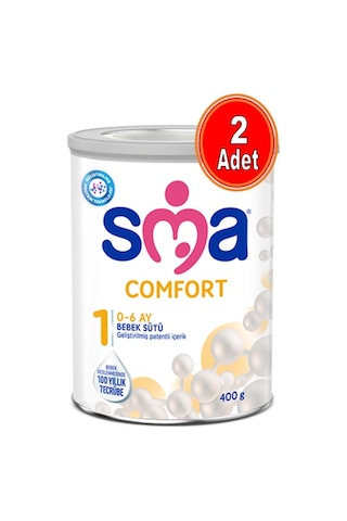 Sma Comfort 1 Bebek Devam Sütü 400 G 2 Adet